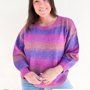 Berry Ombré Swaeter